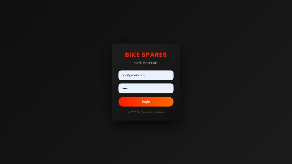 Spareparts Management System